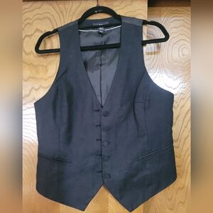 H&M Classic Black Vest W Sz 14